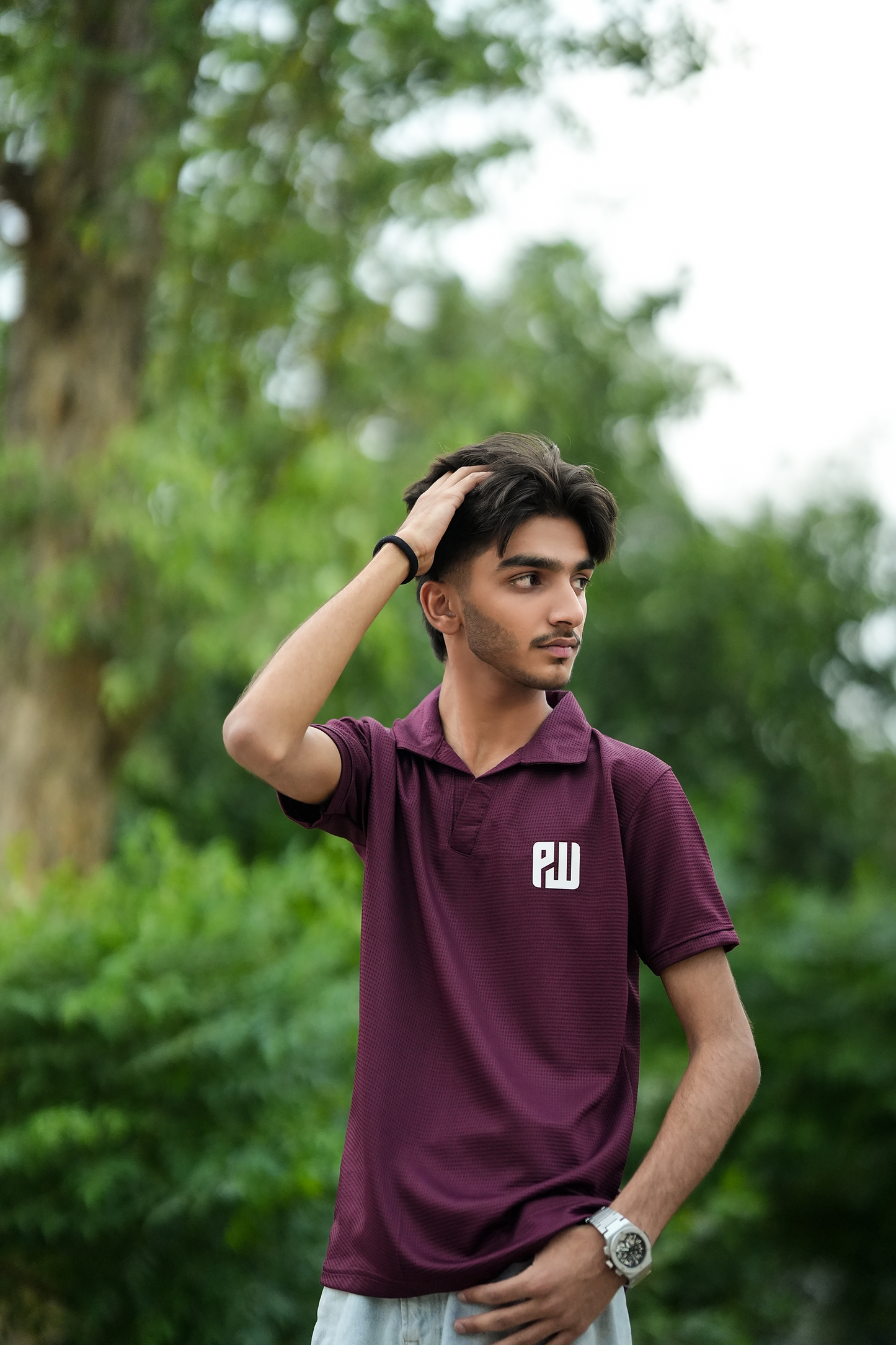 PW Classic Tee - Maroon